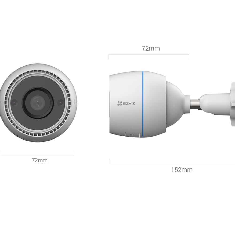 Camara Wifi Ip C3tn Ezviz Fullhd Exterior Ip67 Microsd-nube image number 4.0