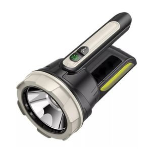 Linterna Potente Brillo Led Recargable Multiusos Luz Lateral