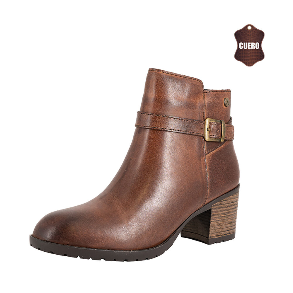 Botin De Cuero Francy Café Alquimia image number 0.0