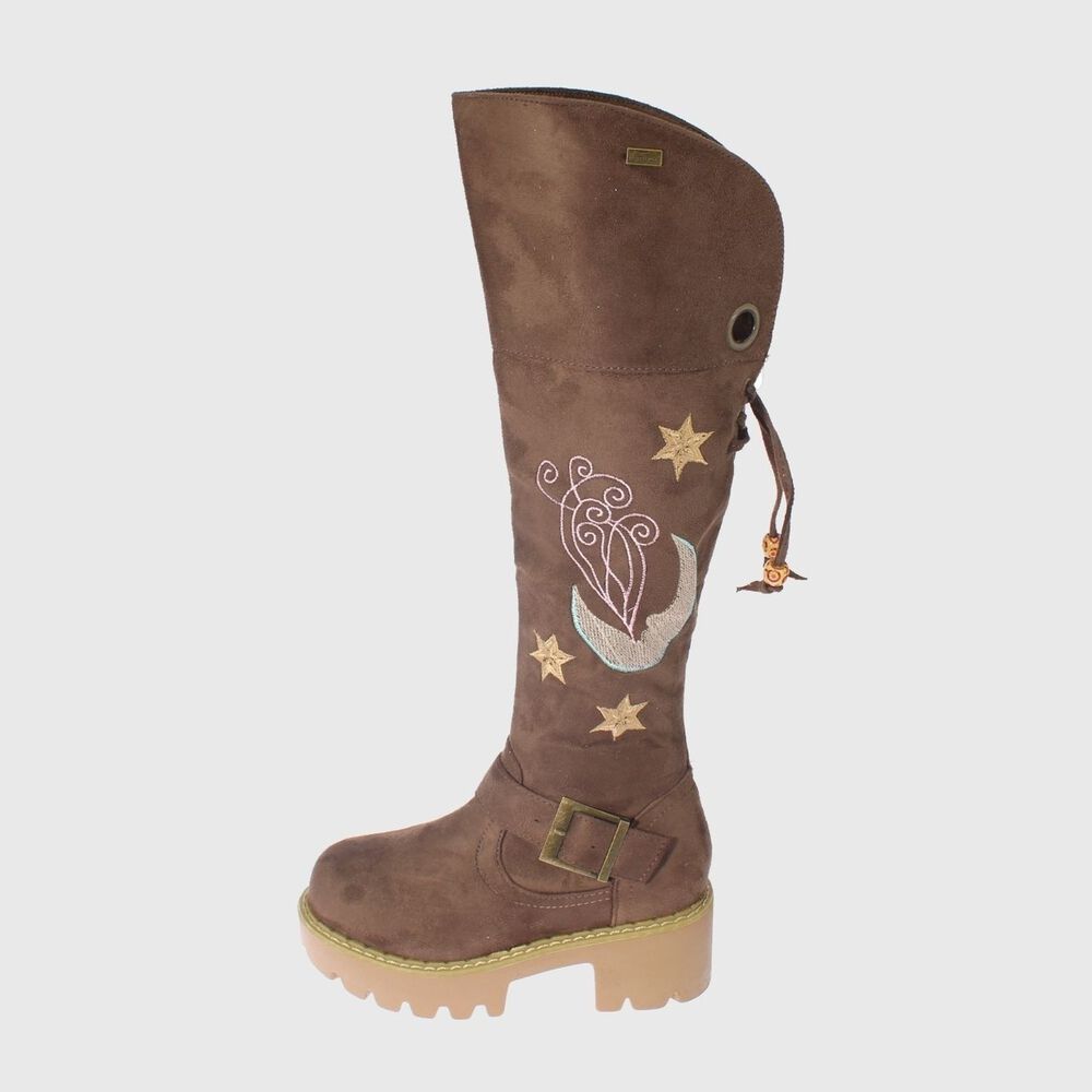 Bota Bordada Taupe V&iacute;a Franca Art. 3ni8031taupe image number 2.0