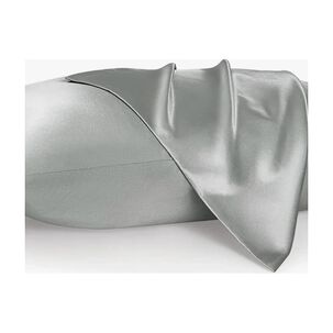 Set 2 Funda Almohada Sat&iacute;n Plateada