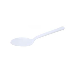 Juego De Cucharas Desechables 13cm Blancos De 20 Piezas