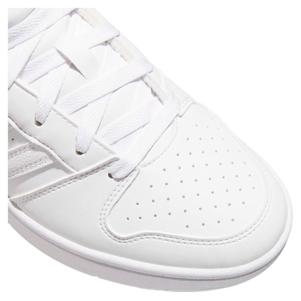Zapatilla Basketball Hombre Adidas Hoops Mid Classic Blanco image number 19.0
