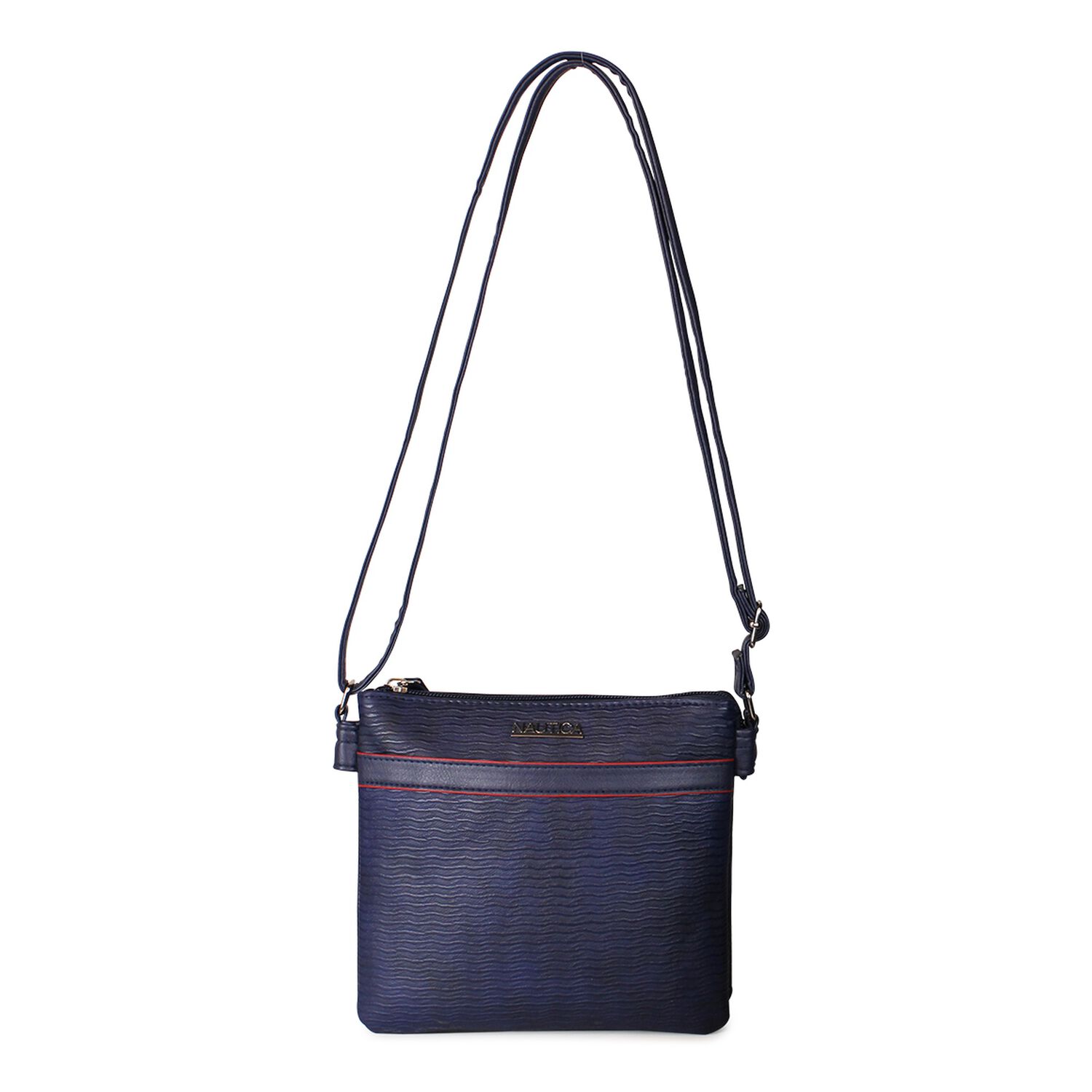Pack Maleta Cabina Bora 10kg + Cartera Leeway Azul Nautica image number 1.0