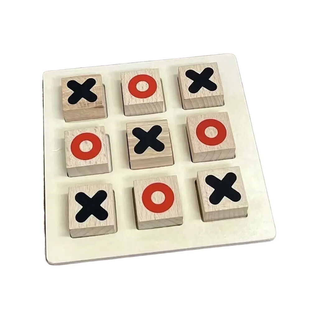 Juego Gato Madera Juguete Didactico Xoxo Tictac Tres En Raya image number 0.0