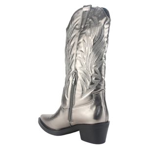Bota Chalada Mujer West-22 Plateado Casual