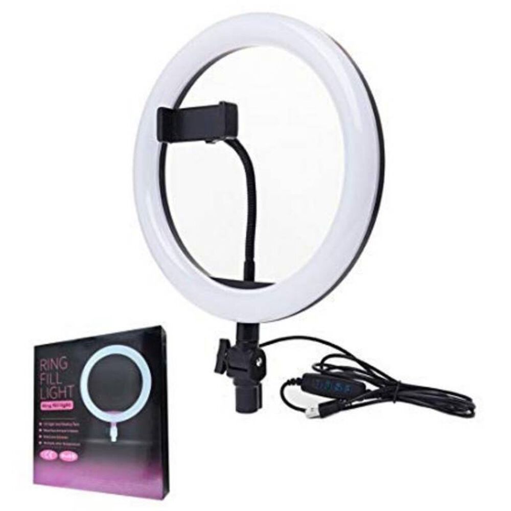 Aro De Luz Led Con Tripode Aro 26cm 2.1 Metros Tik Tok image number 2.0