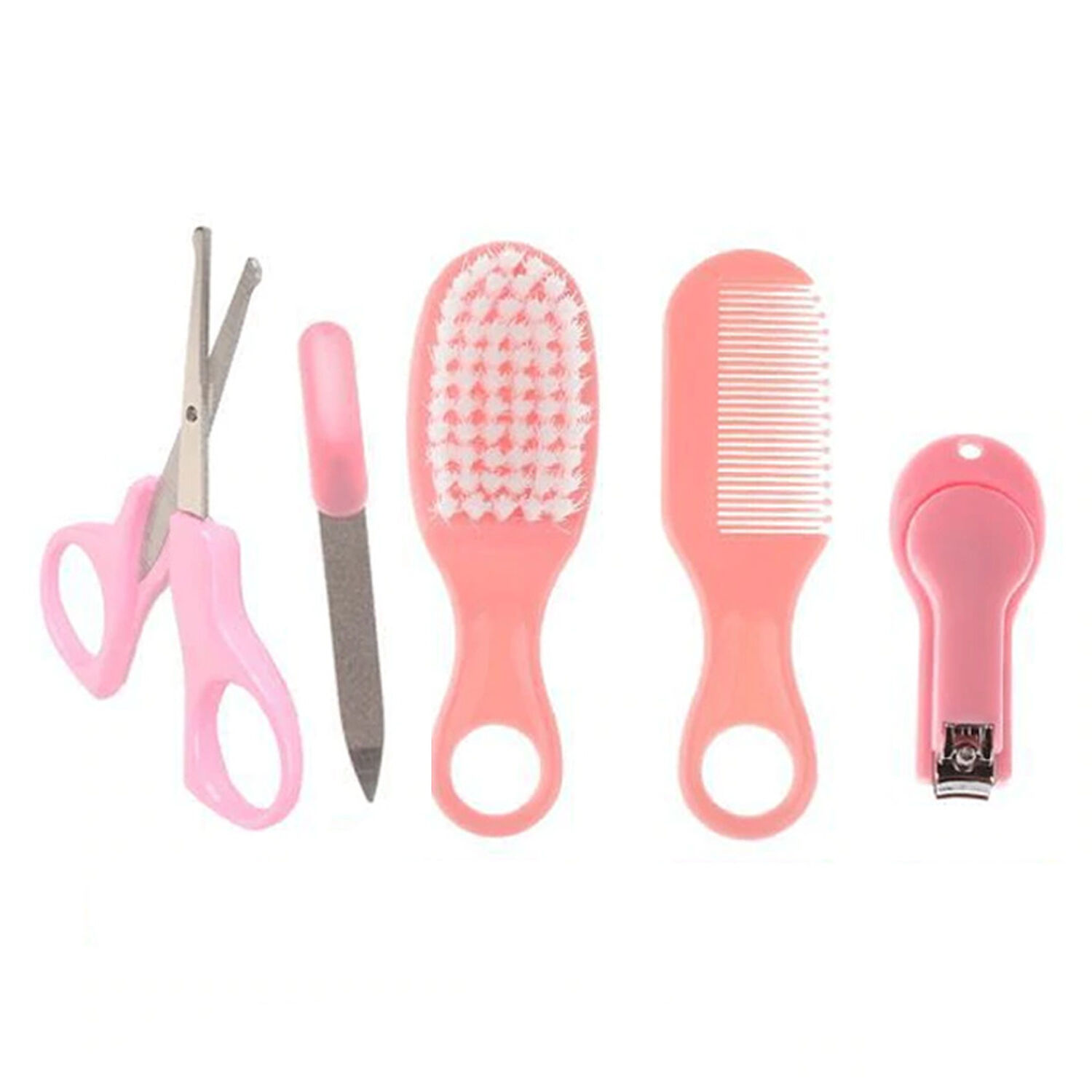 Set Manicure Cuidados Bebe 5 En 1 Cortau&ntilde;as Peine Cepillo image number 0.0