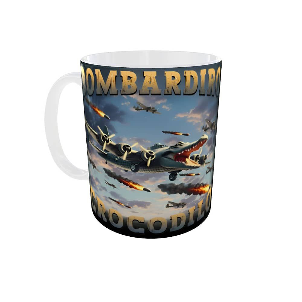 Taza Bombardiro Crocodilo Regalo Dise&ntilde;o &Uacute;nico 325 Ml image number 0.0