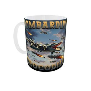 Taza Bombardiro Crocodilo Regalo Dise&ntilde;o &Uacute;nico 325 Ml
