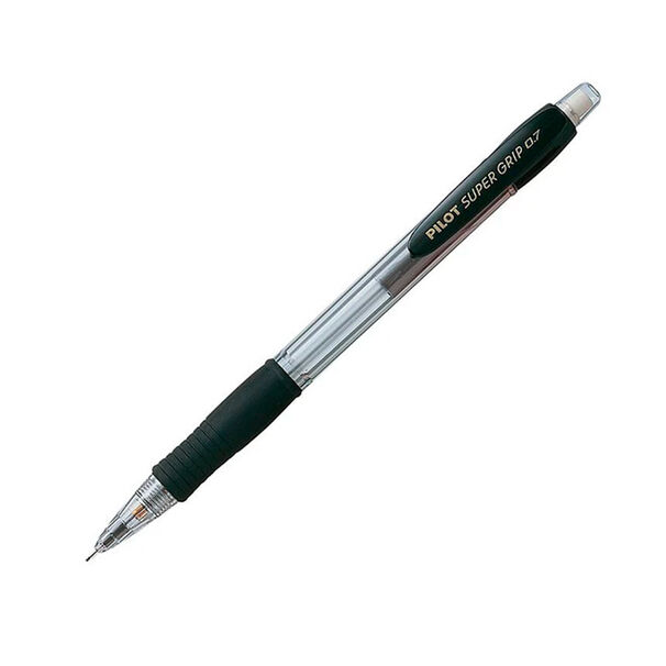 Portaminas Super Grip H187 0.7mm Negro Pilot