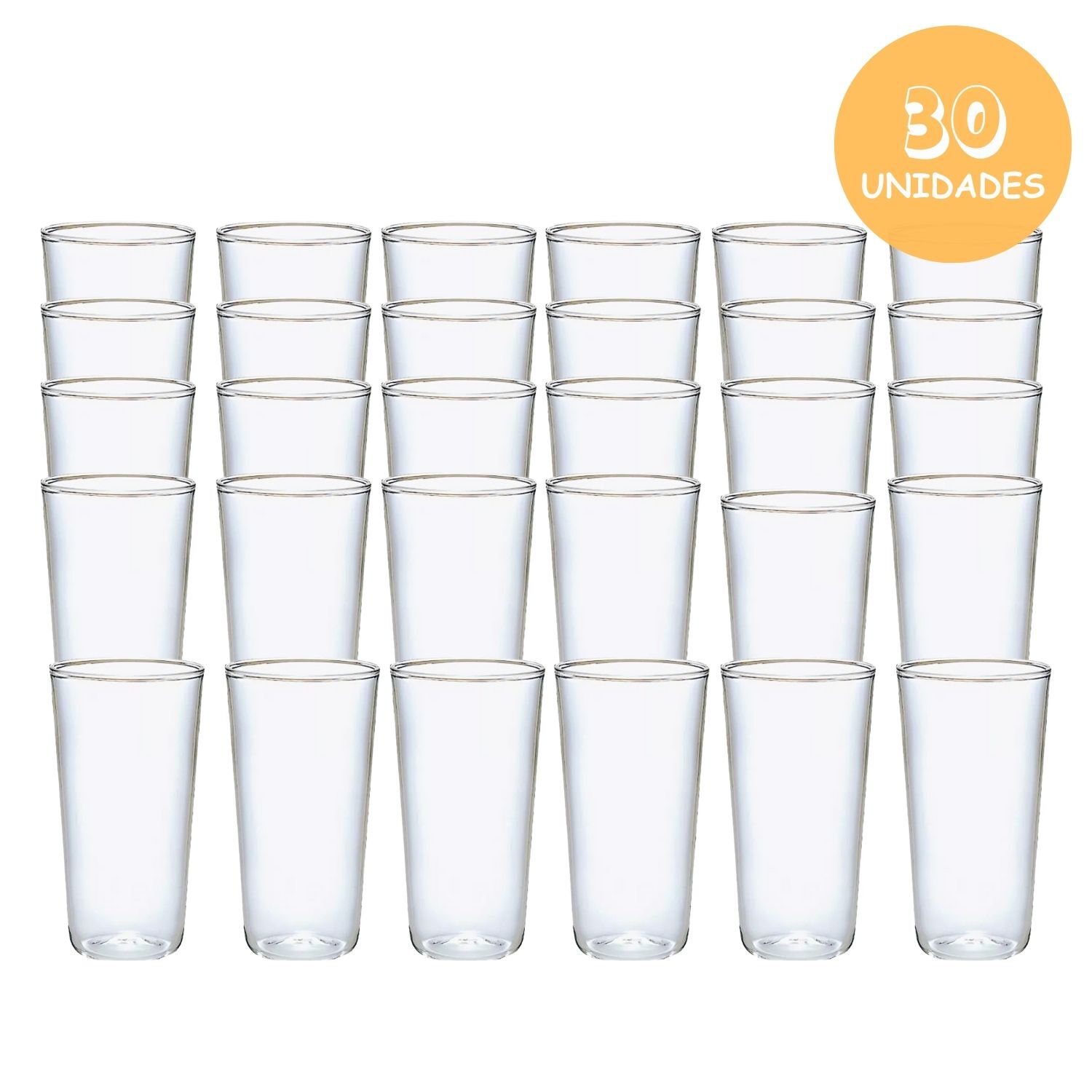 Pack 30 Vasos Desechables De 300ml Jugo Bebidas Multiuso image number 0.0