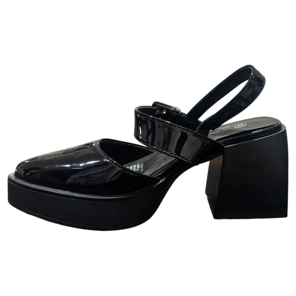Zapato Para Mujer Taco Grueso Negro Danicolle image number 3.0