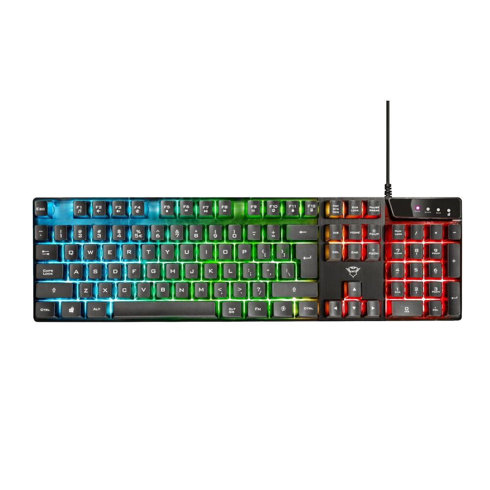 Teclado Gamer Trust Azor Gxt 835 Rgb Full Anti Ghosting image number 2.0