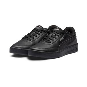 Zapatilla Escolar Unisex Puma Court Classic Clean Negro