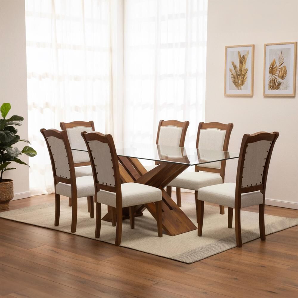 Juego De Comedor Living Factory Berlin / 6 Sillas image number 0.0