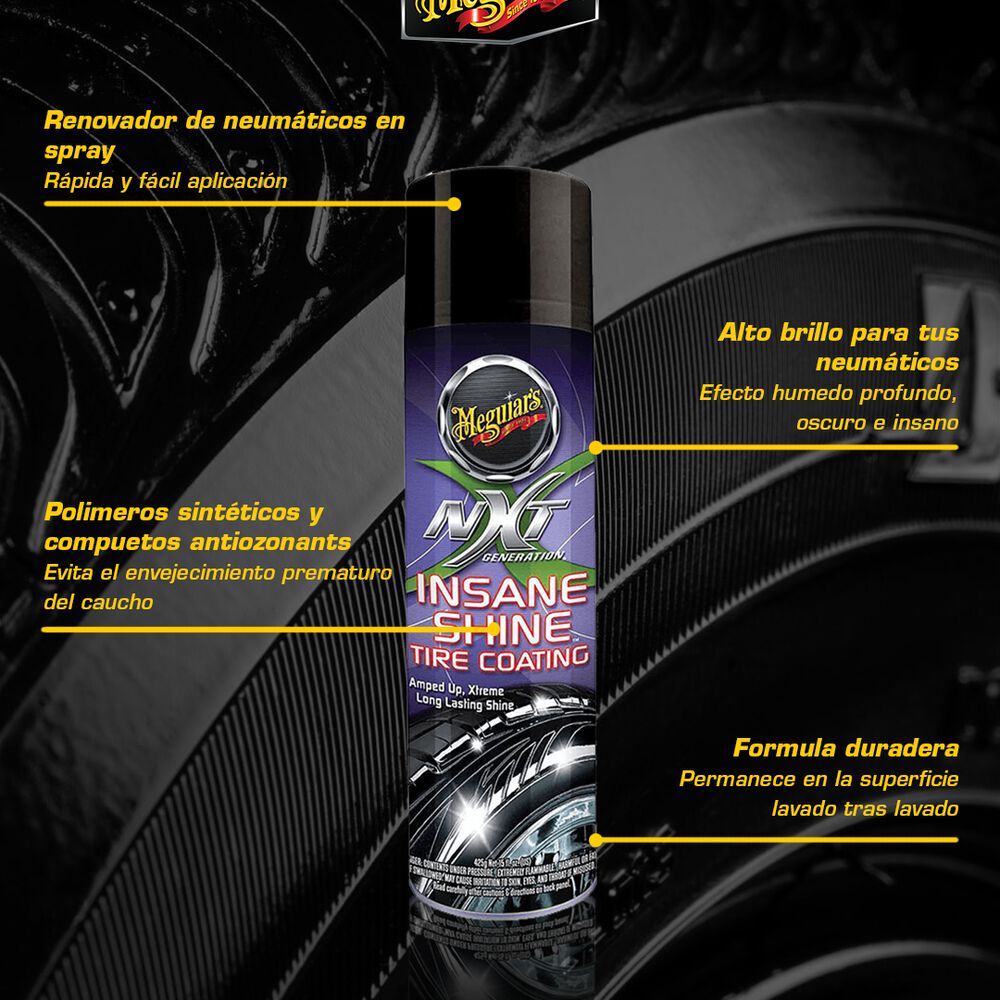 Renovador De Neumáticos Meguiars Nxt Insane Shine Tire Coat image number 4.0