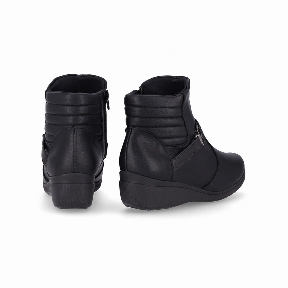 Bota Mujer Anabela Beth Negro Piccadilly image number 2.0