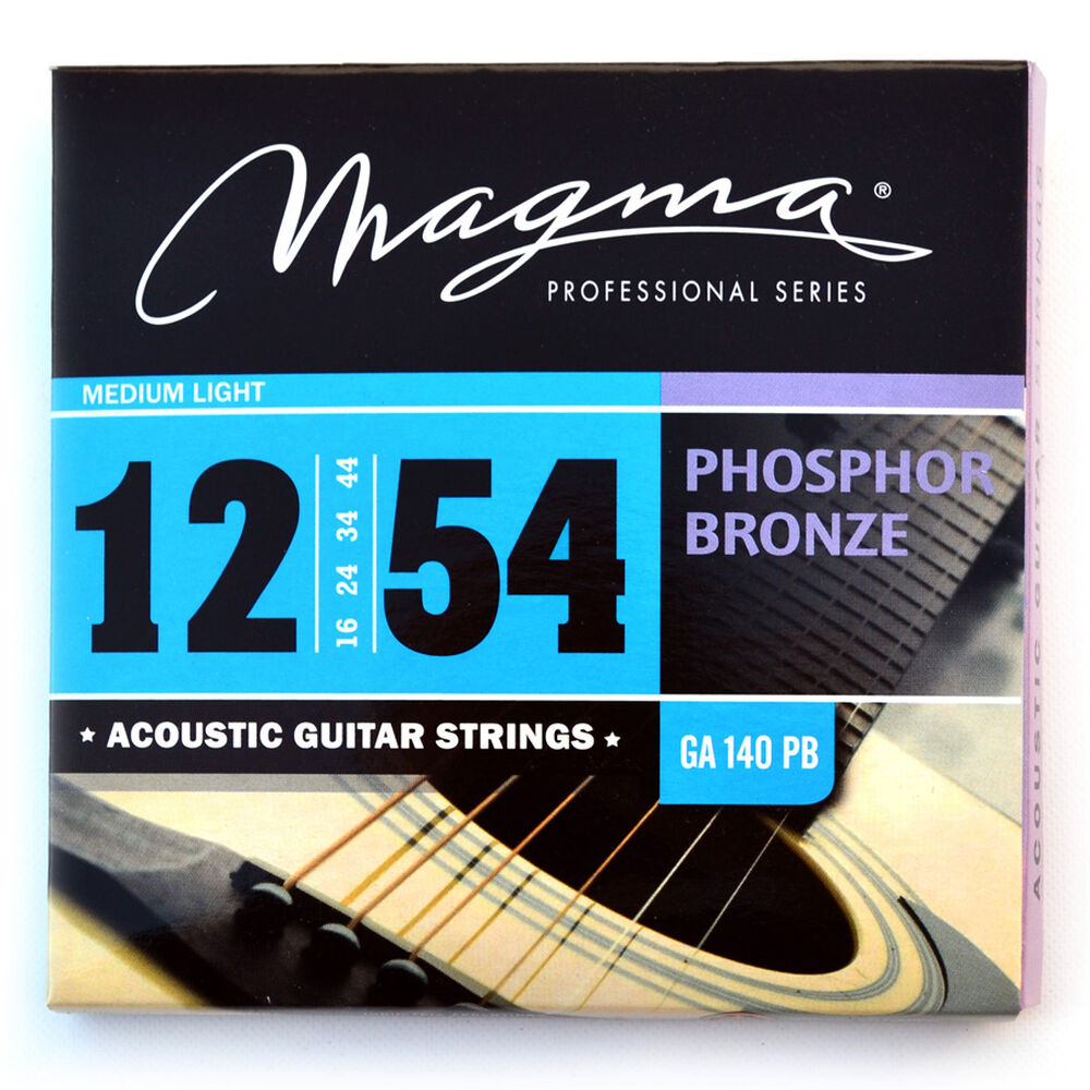Set Cuerdas Guitarra Acustica Ga140pb Magma image number 0.0