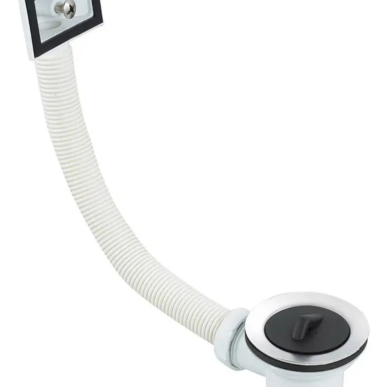 Desague Lavaplatos 1 1/2" Con Rebalse Y Tapon Blanco Marca Stretto image number 3.0