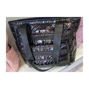 Bolso De Mano Acolchado Multibolsillos