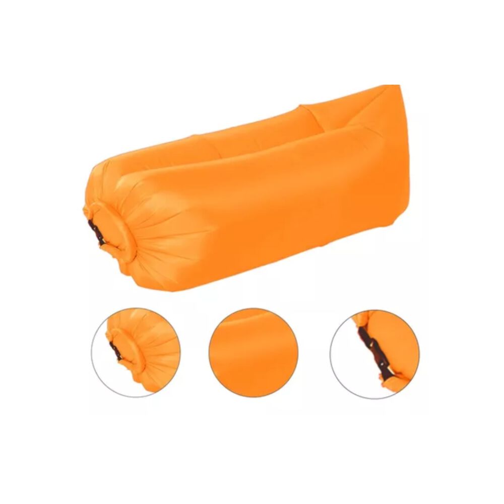 Sof&aacute; Sill&oacute;n Inflable Tumbona Coj&iacute;n Banano Camping Aire Playa image number 10.0