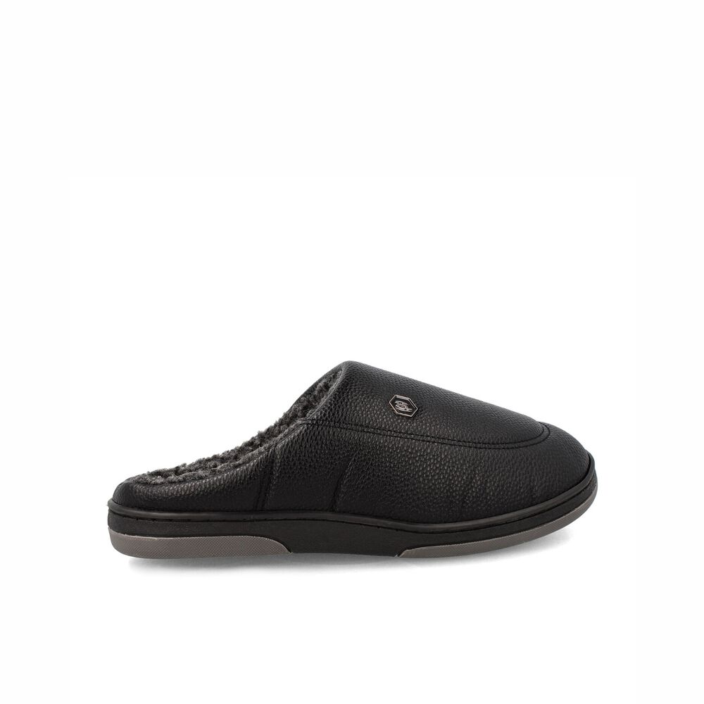 Pantufla Hombre Bata Rogers Negro image number 0.0