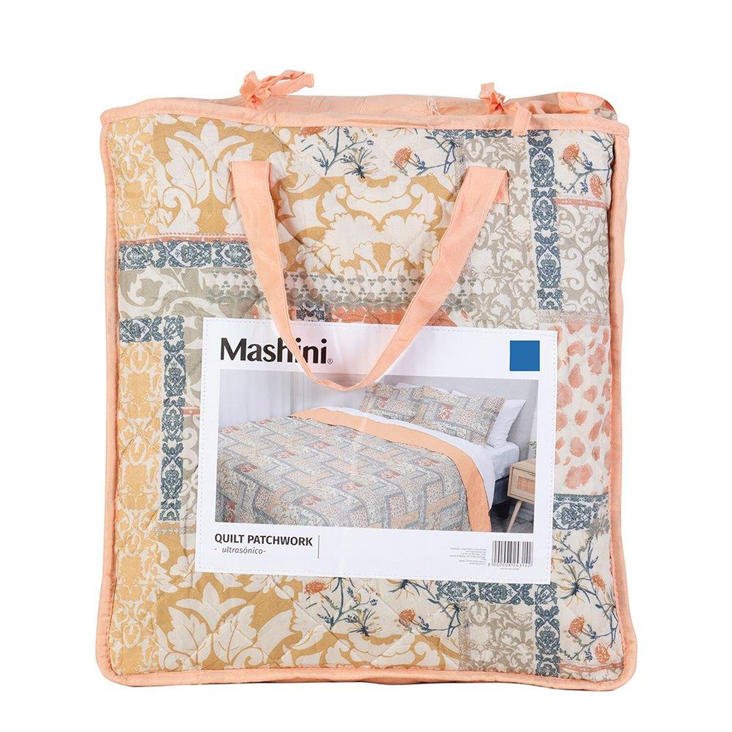 Cubrecama Quilt Cosido Patchwork 1.5 Plazas Gales image number 4.0