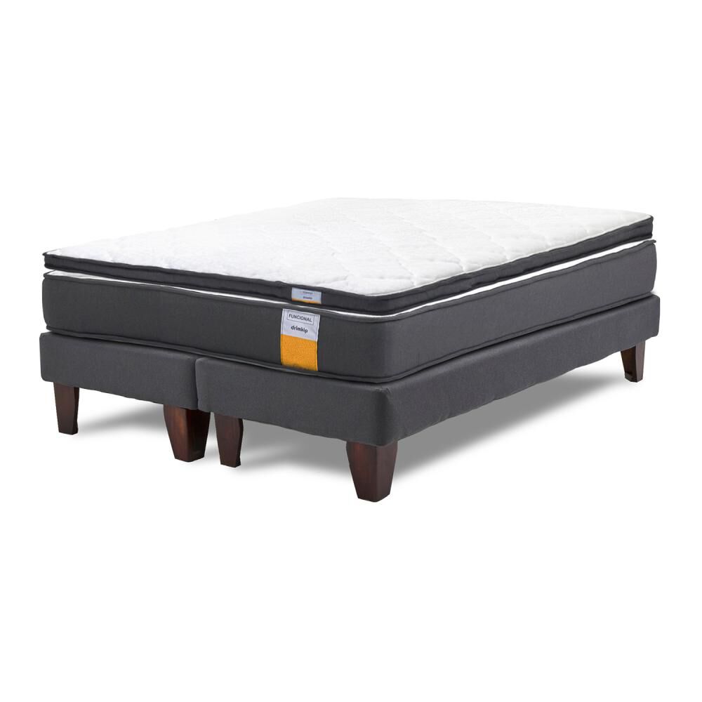 Cama Europea Drimkip Funcional / Queen / Base Dividida + Topper image number 0.0