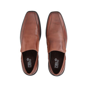 Zapato Formal Hombre Cuero Marr&oacute;n Perlatto