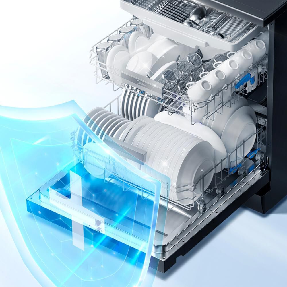 Lavavajilla Midea MDWEF1533GBS / 15 Cubiertos image number 6.0