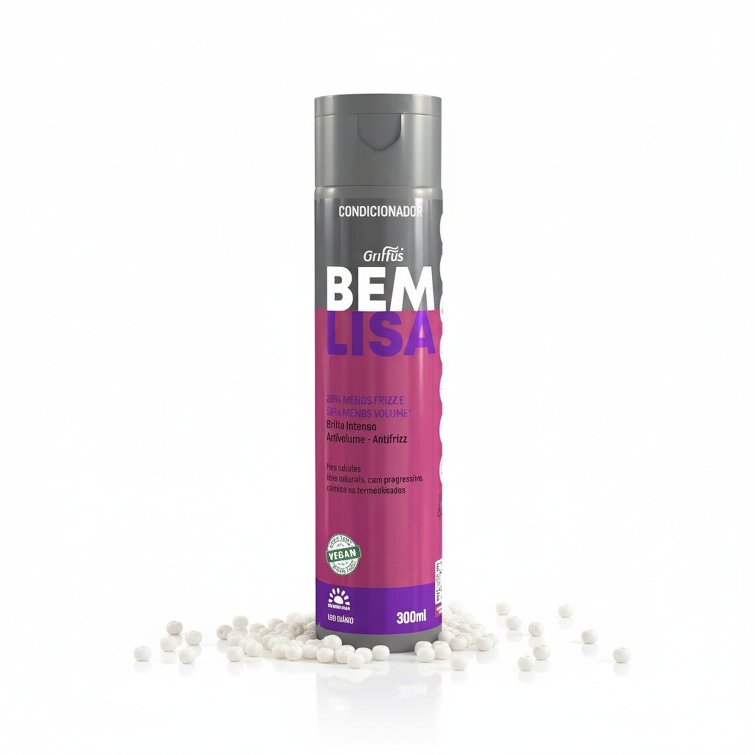 Acondicionador Bem Lisa Nanocristalizada Rep 300ml Griffus image number 2.0