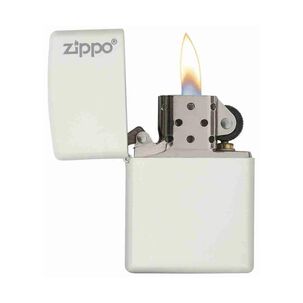Encendedor Zippo Classic White Matte Logo Zp214zl