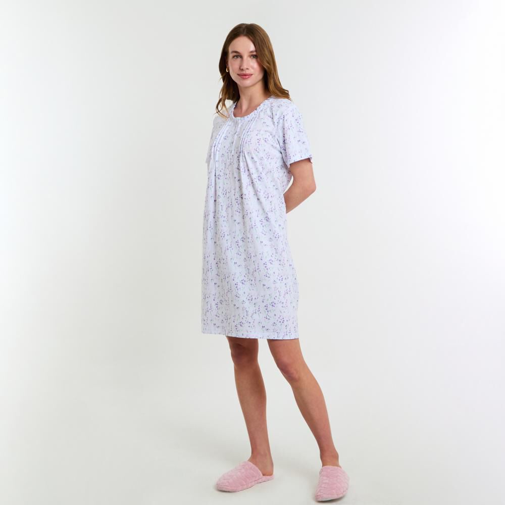 Camisola Estampada Manga Corta Mujer Lesage image number 2.0