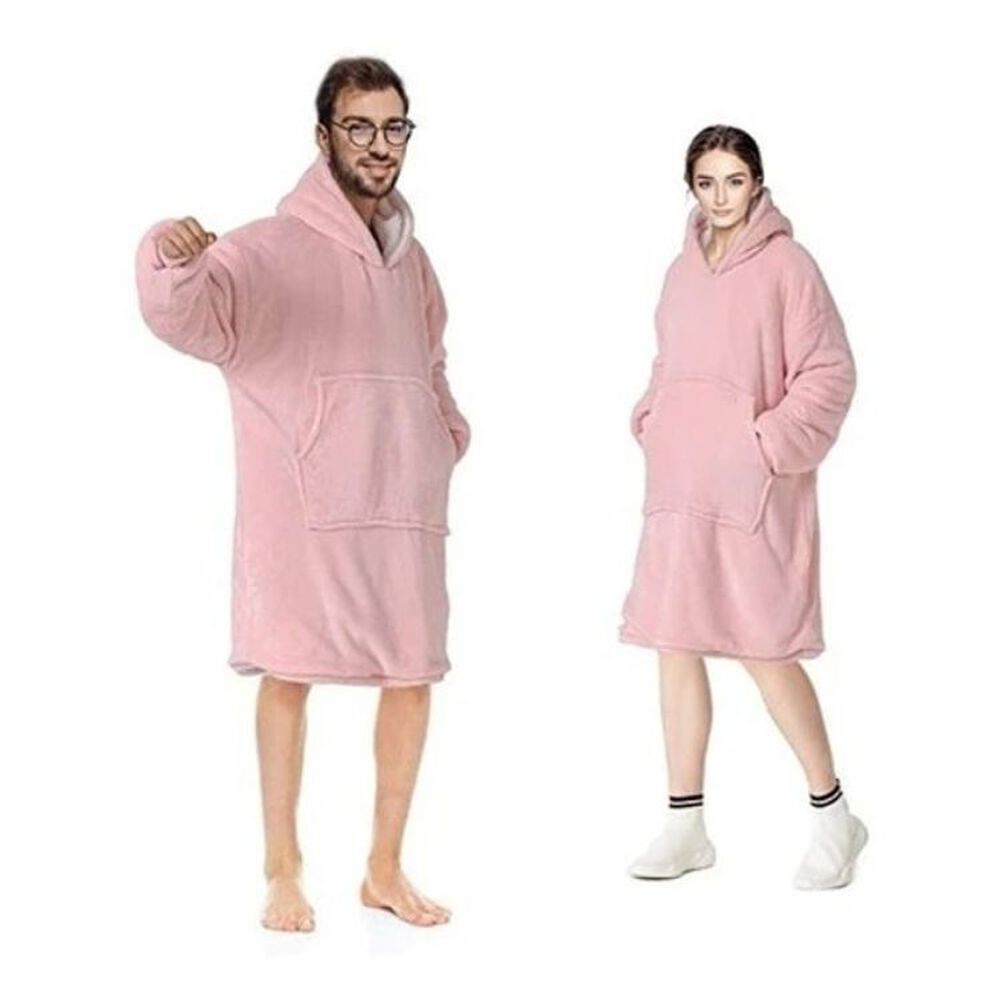 Manta Unisex Tipo Polerón Con Capucha Estilo Sherpa image number 1.0