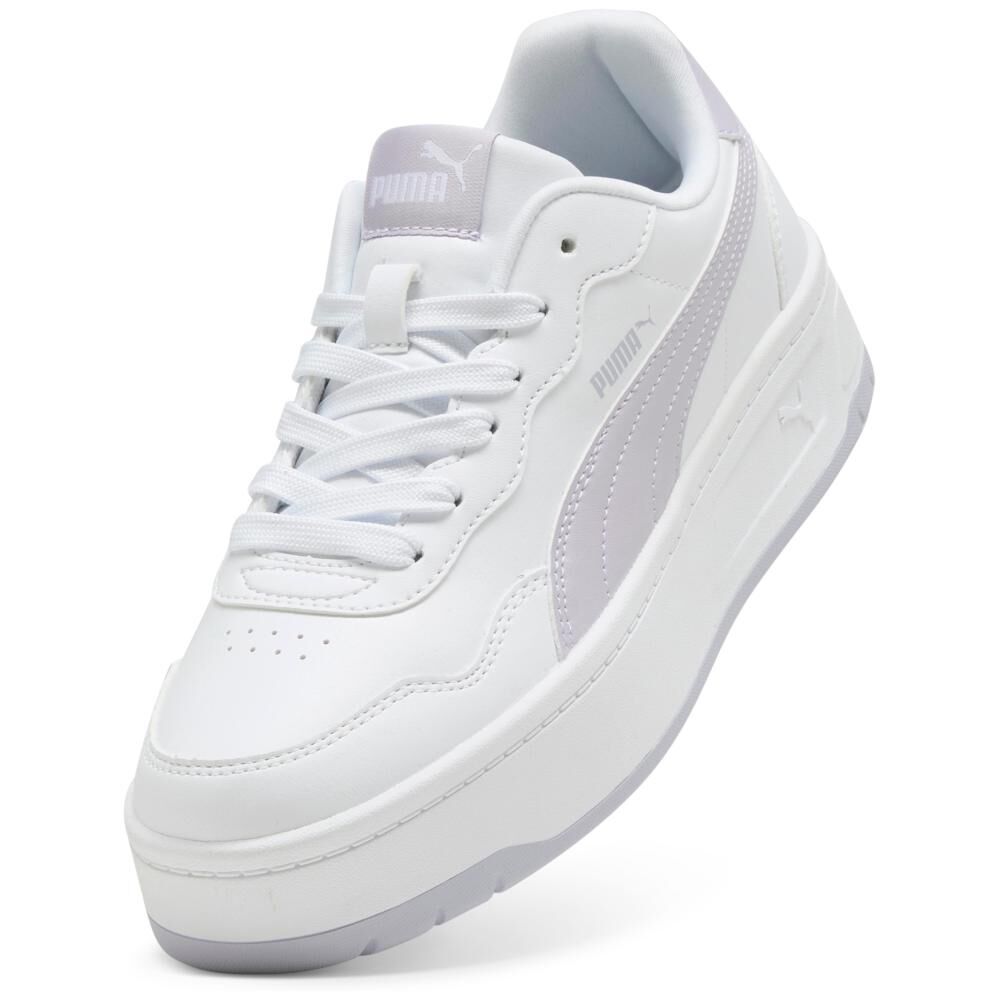 Zapatilla Urbana Mujer Puma Court Classic Blanco image number 4.0