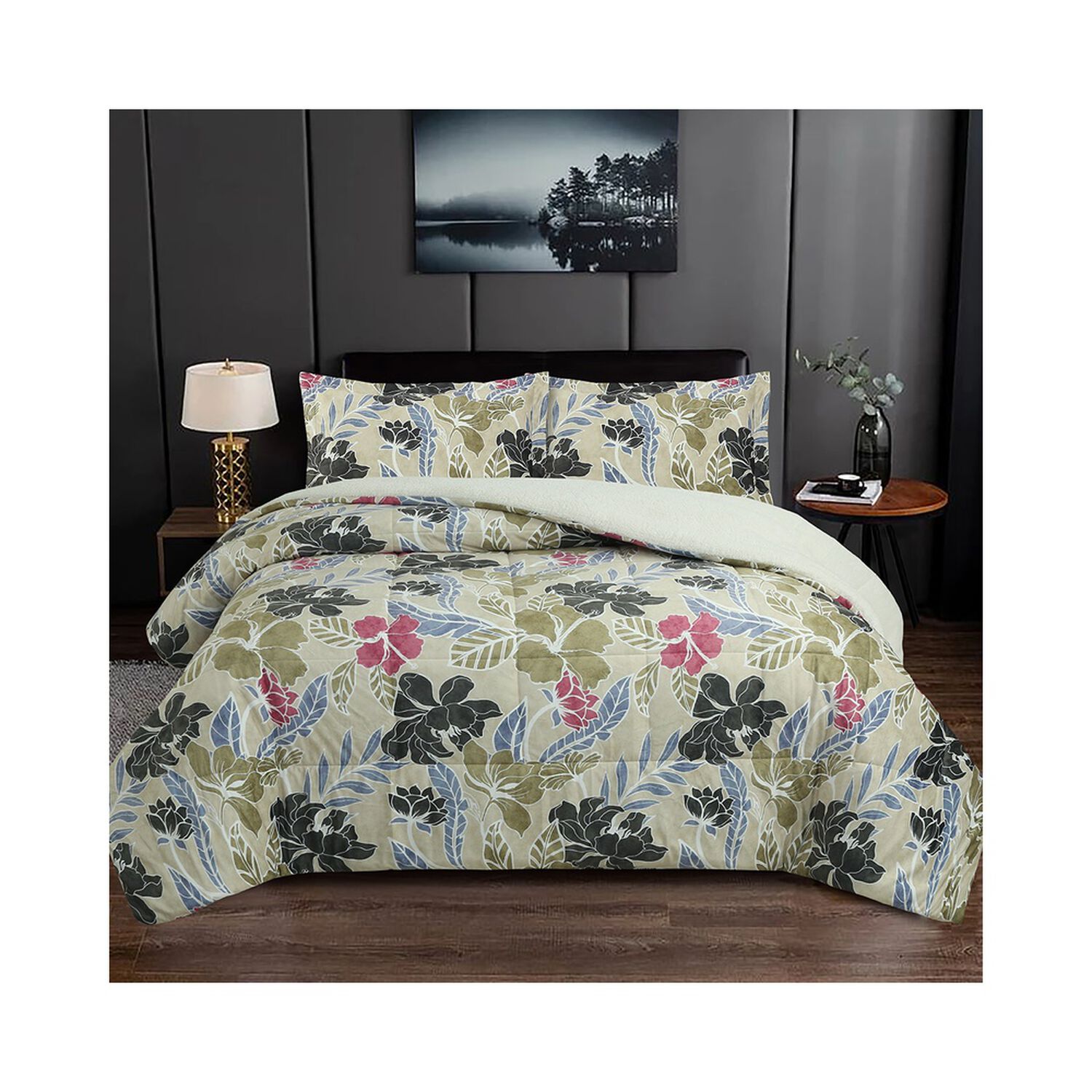 Plumon Andes Velvet Printed Tropical 1,5 Pl image number 0.0