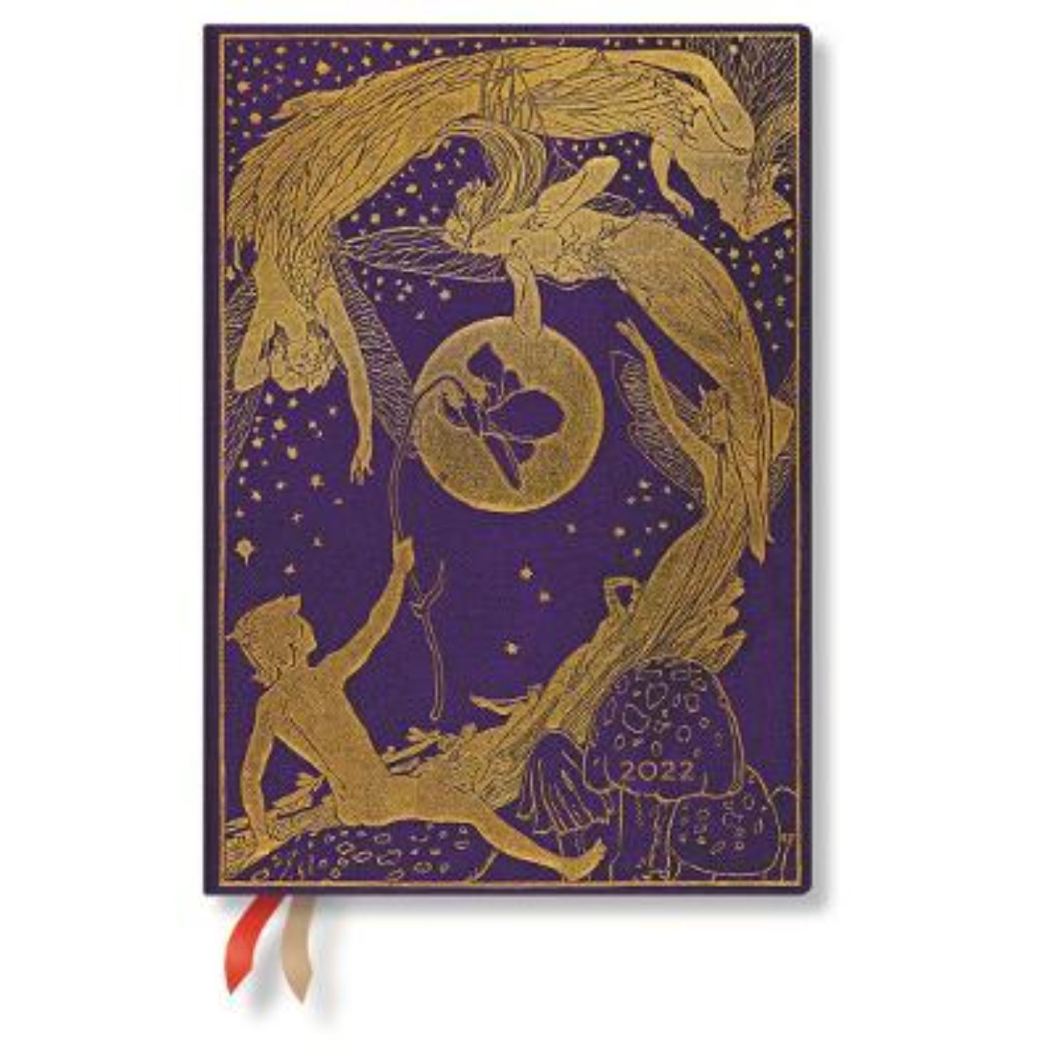Agenda 2022 Violet Fairy Midi Tapa Dura Semana Vista Horizon image number 0.0