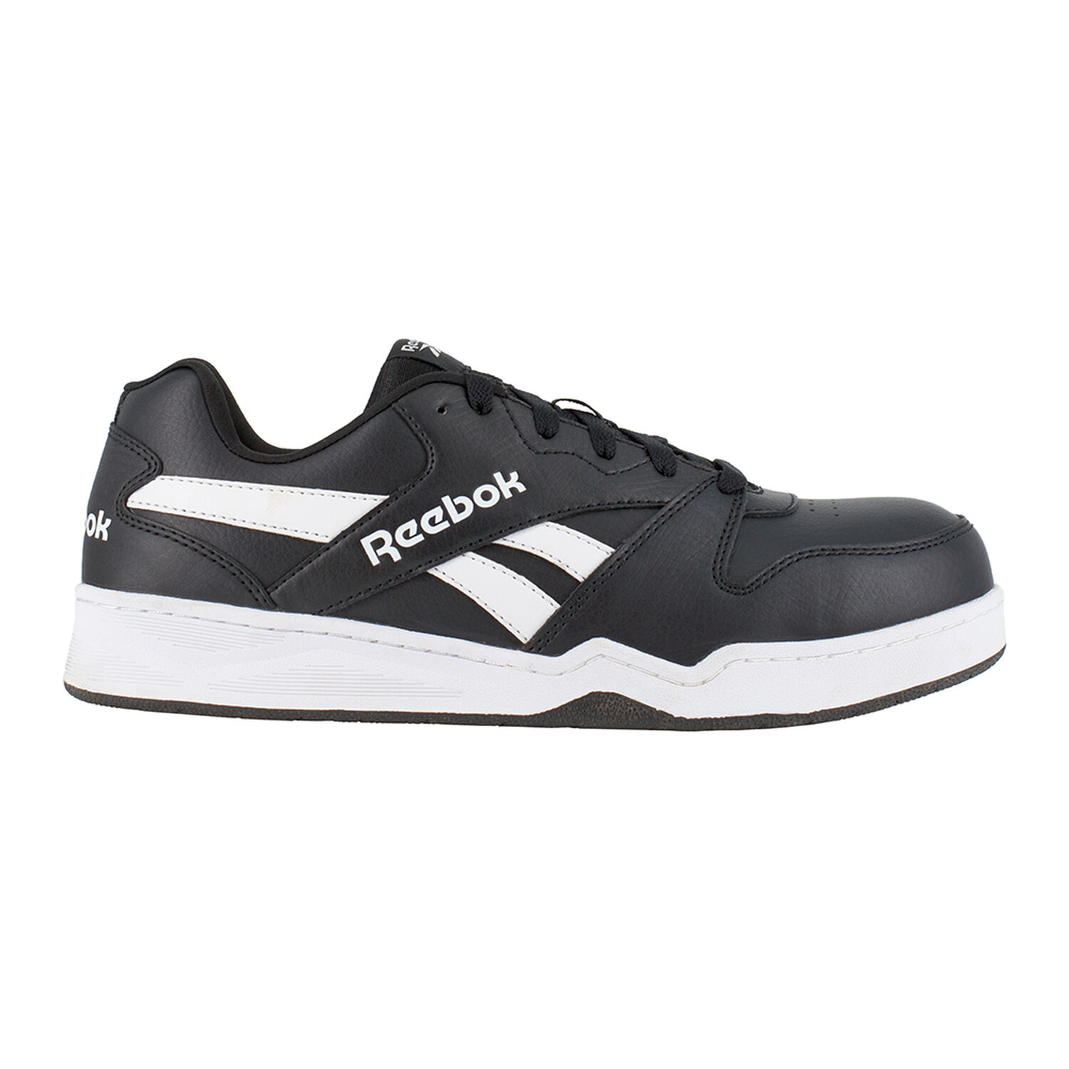 Zapatilla De Seguridad Reebok Clasica Ca&ntilde;a Baja Negro Hombre image number 0.0