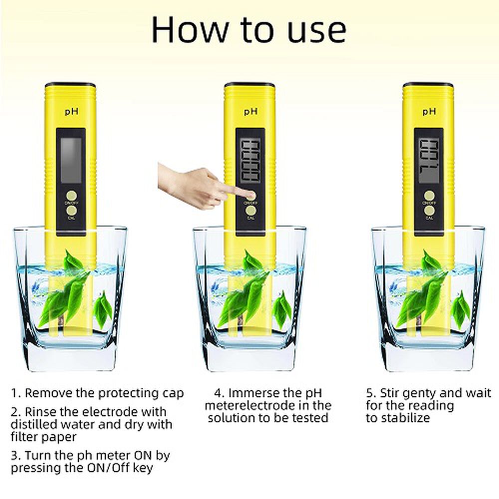 Medidor De Ph Digital Alta Precisi&oacute;n Probador De Agua Pscina Purificadoras Laboratorios Acuarios image number 6.0