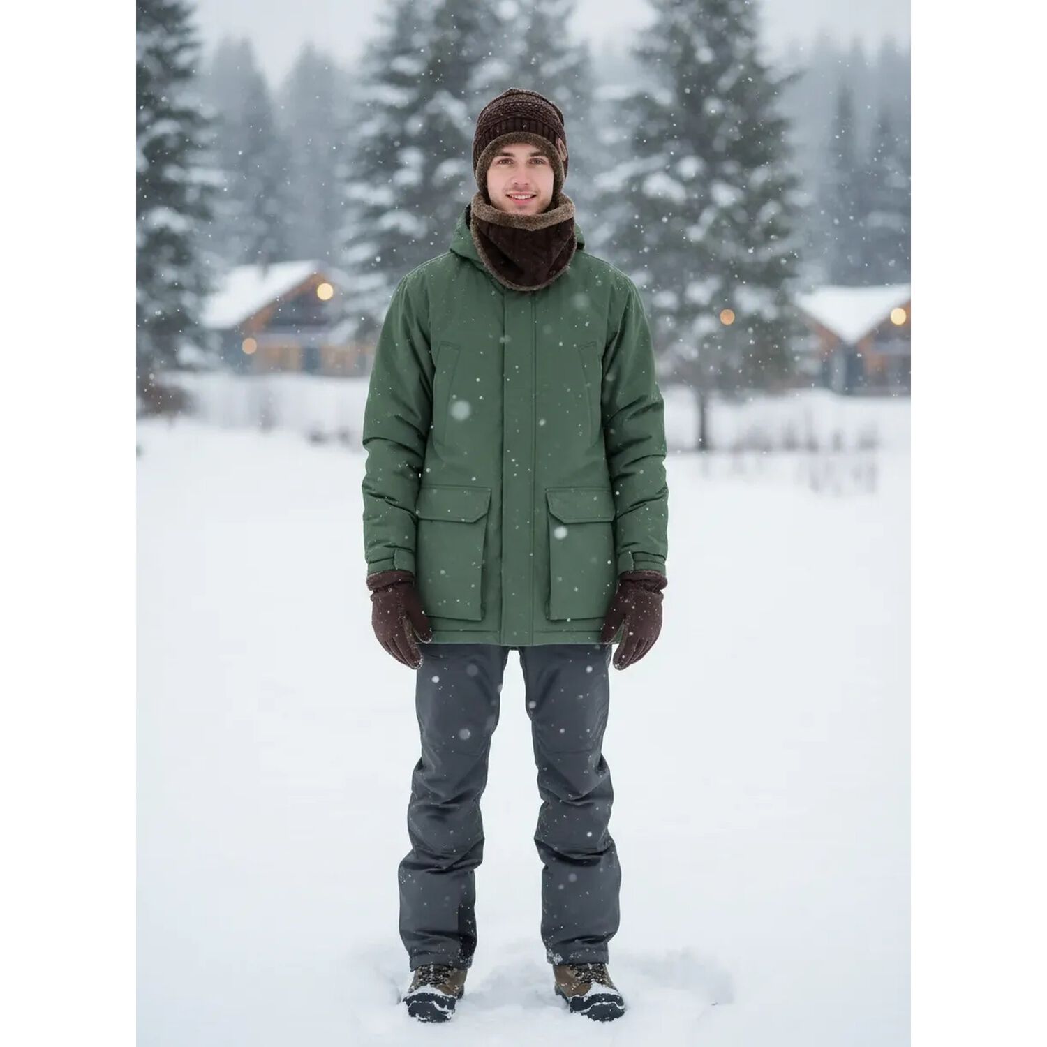 Pack Gorro Y Cuello Polar + Guatero Invierno Unisex image number 22.0