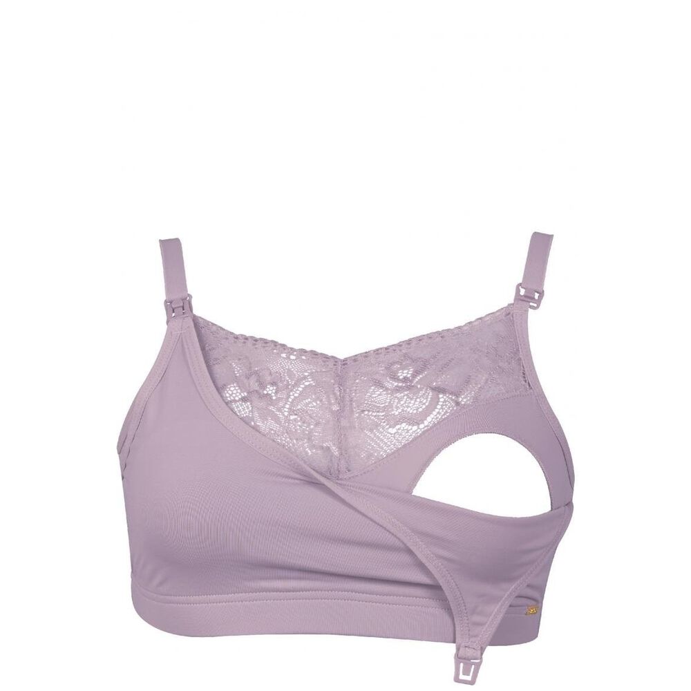 Sosten Lactancia Semi Encaje Lila 2rios image number 1.0