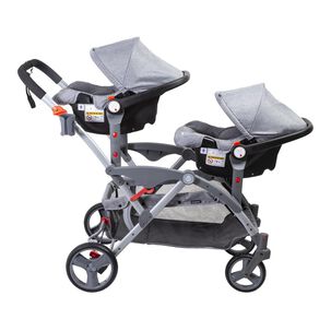 Coche Duo Bebesit Lx Gris