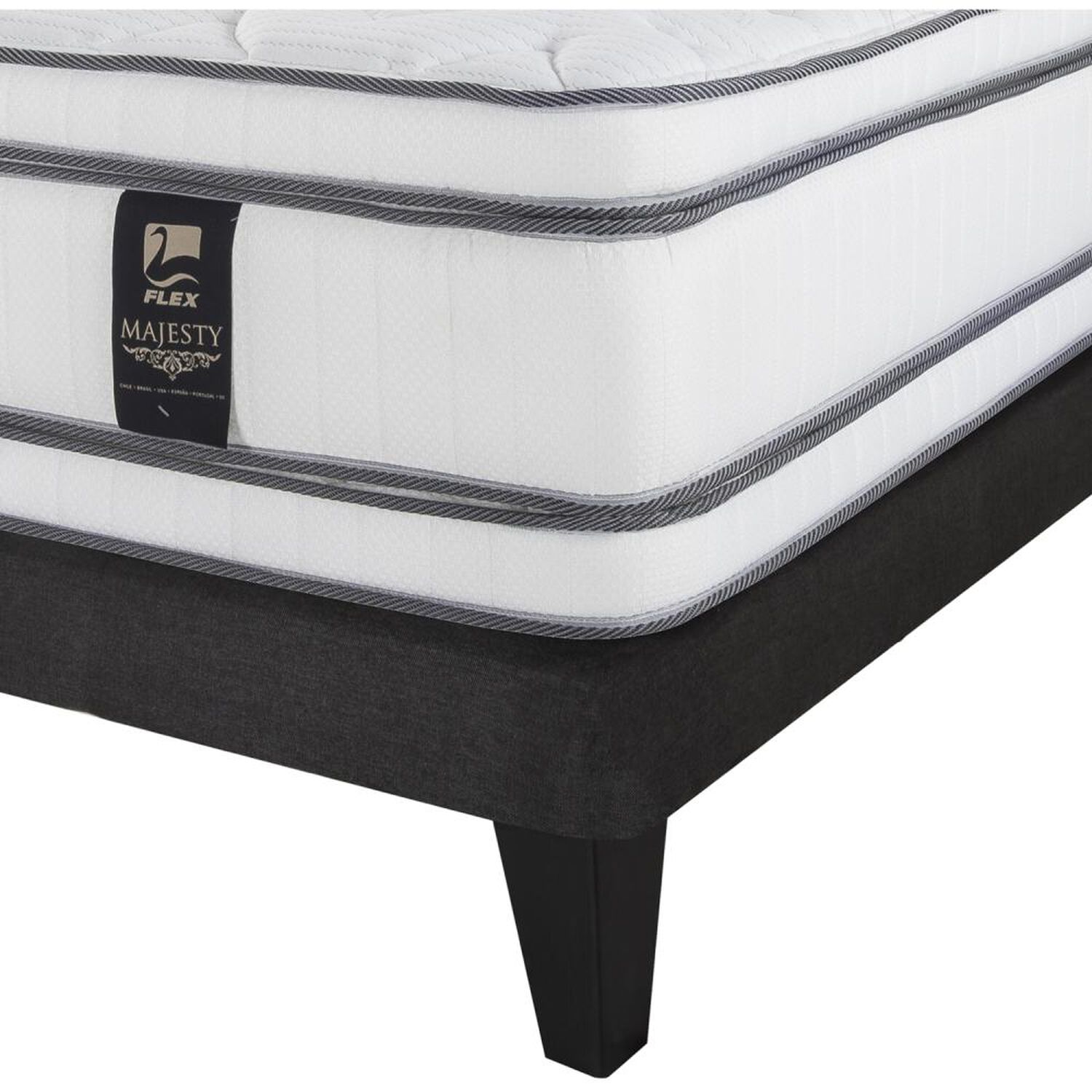Cama Europea Flex Majesty / 1.5 Plazas / Base Normal image number 2.0