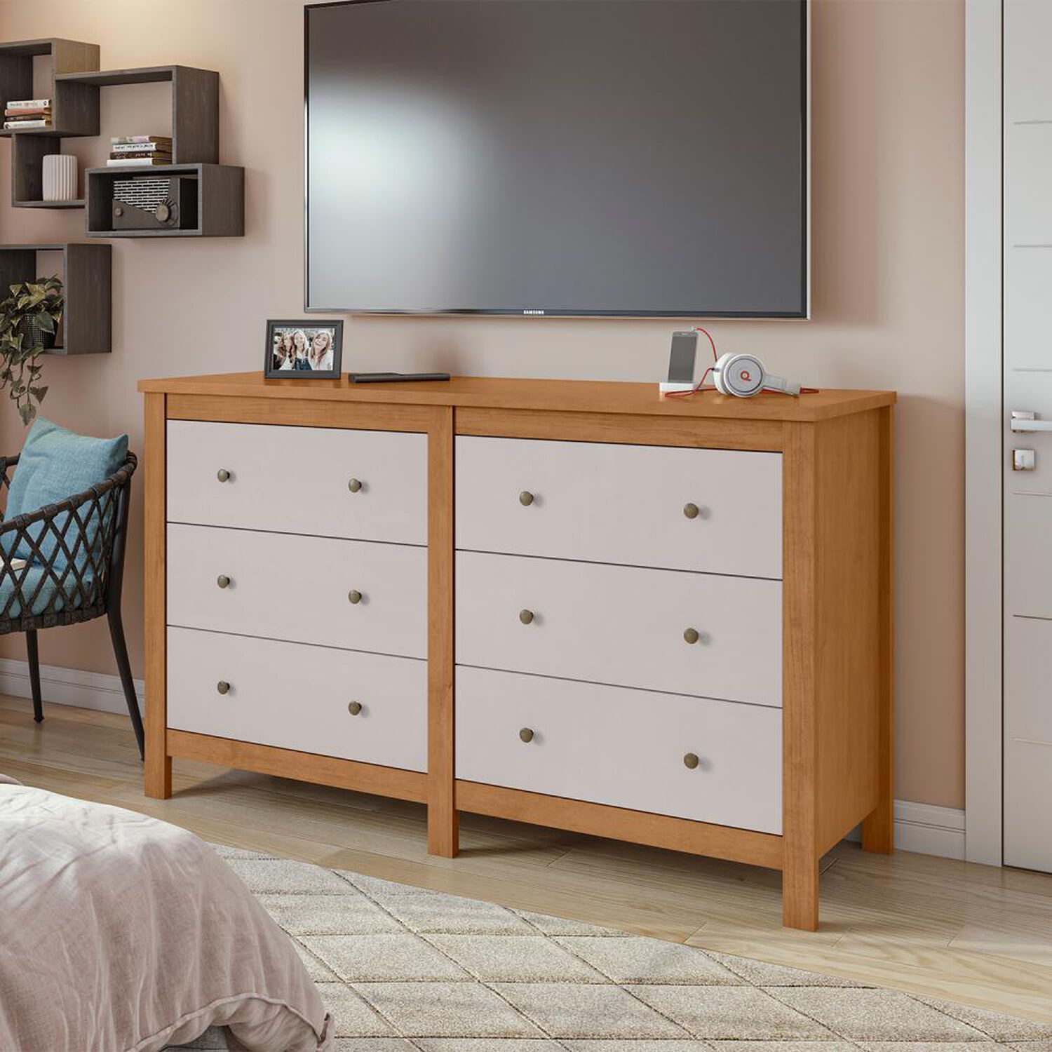 Comoda Di Poretti Design Comoda Maggiore / 6 Cajones image number 4.0