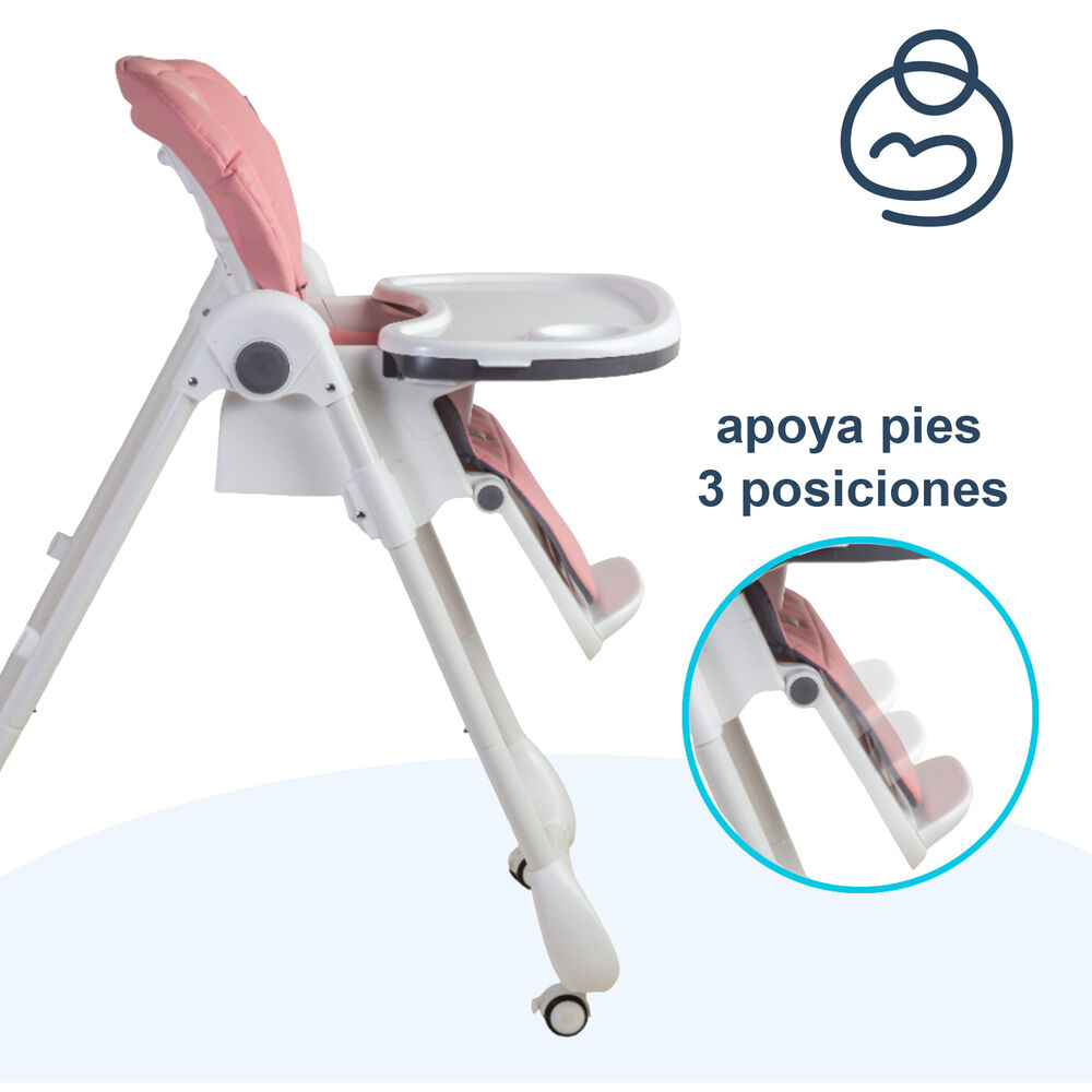 Silla De Comer Easyfeed Rosado Bebesit image number 6.0