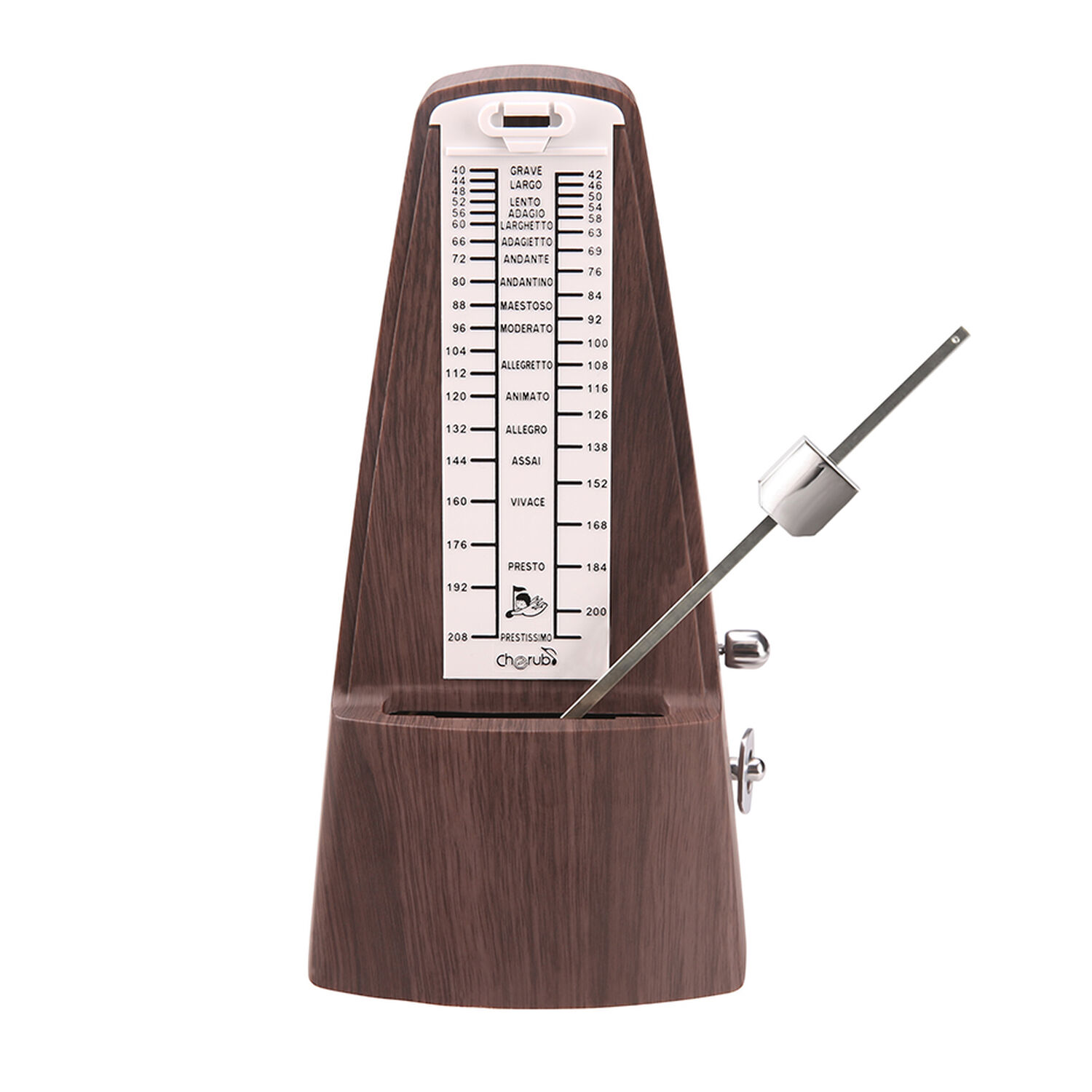 Metr&oacute;nomo Mec&aacute;nico Walnut Wsm-330wn Cherub image number 0.0