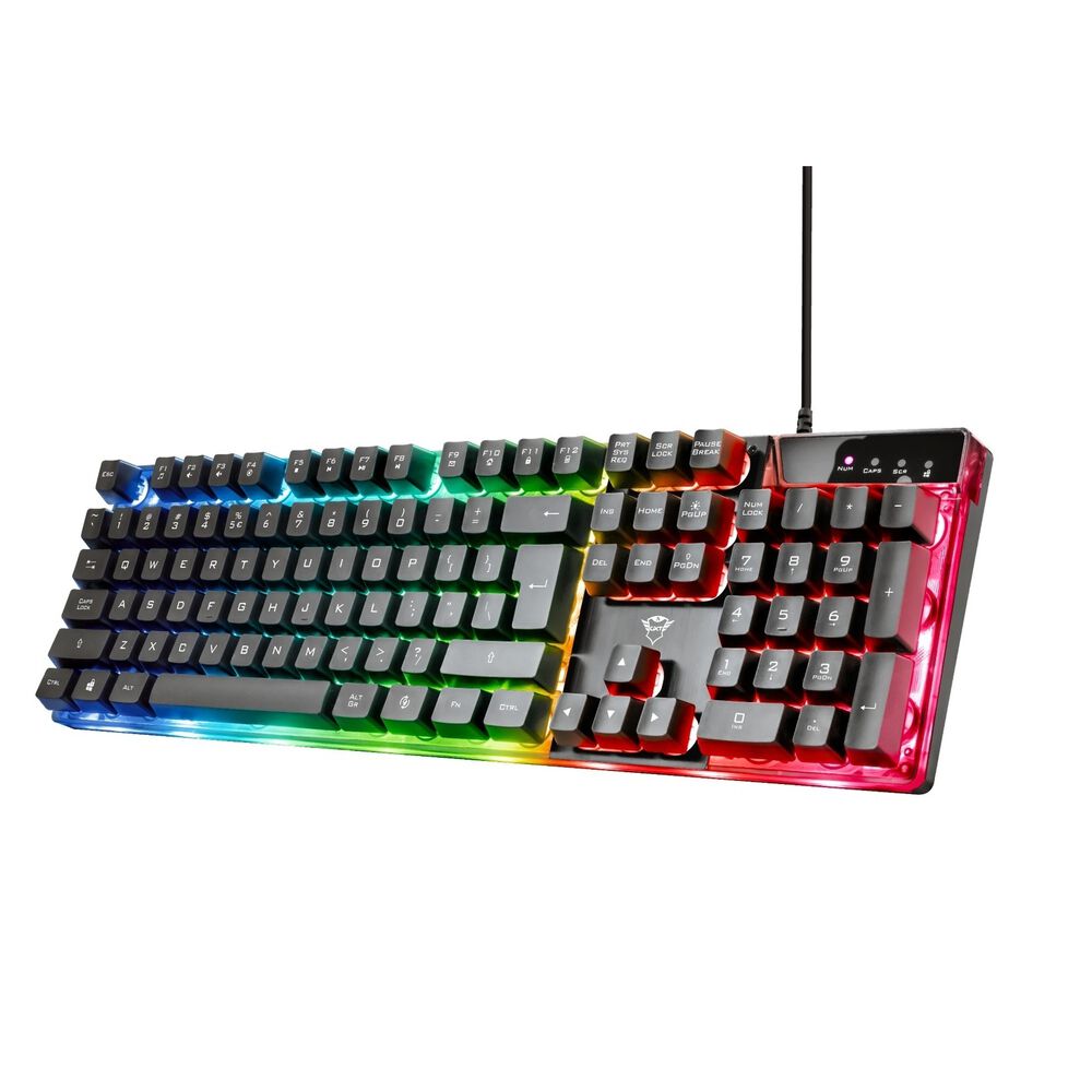 Teclado Gamer Trust Azor Gxt 835 Rgb Full Anti Ghosting image number 0.0