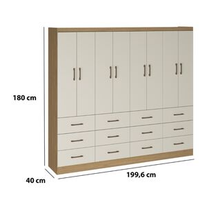 Cl&oacute;set Exit / 8 Puertas / 12 Cajones