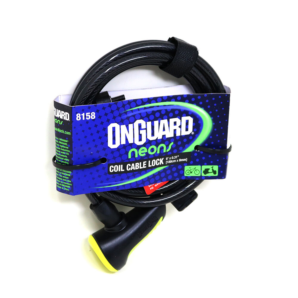Candado Onguard Llave Espiral Ns Coil 180cmx8mm image number 1.0